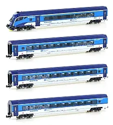 4dílný set osobních vozů ČD Railjet